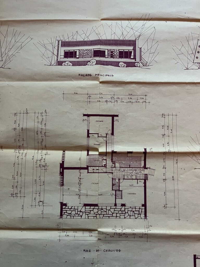 mise en d'une maison de 1970.